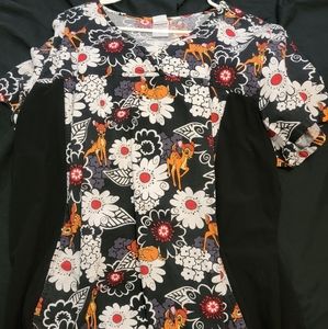 Disney bambi scrub top